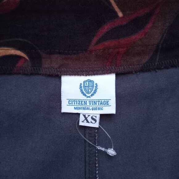 Citizen Women's HiRise Wide Leg Pants Floral Fall Psychedelic Look Artsy Size XS - Picture 2 of 8